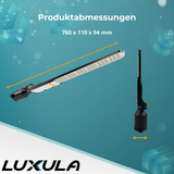 2er Pack LED Straßenleuchte, SLIM, 150 W, 18000 lm, 5000 K (neutralweiß), IP65, Wand- und Mastmontage.