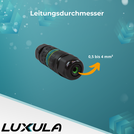 Kabelschnellverbinder 3-polig, IP68-wasserdicht, 450V, 24A.