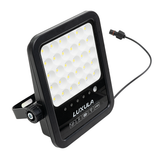 Solarstrahler, LED-Fluter, Solar mit Akku, 6W, 550lm, 6500K, IP65, schwarz.