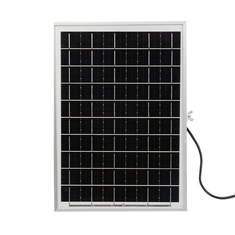 Solarstrahler, LED-Fluter, Solar mit Akku, 6W, 550lm, 6500K, IP65, schwarz.