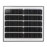 Solarstrahler, LED-Fluter, Solar mit Akku, PIR, 8W, 1600lm, 3CCT, IP65, schwarz