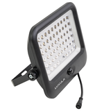 Solarstrahler, LED-Fluter, Solar mit Akku, PIR, 20W, 4800lm, 3CCT, IP65, schwarz.