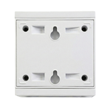 Solar LED Wandleuchte mit drehbarem Lichtkopf und Solarpanel, PIR-Sensor, IP65 und 3 CCT mit Akku, weiß