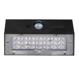 Solar LED Wandleuchte Up/Down, PIR-Sensor, IP65, warmweiß (3000 K), mit Akku