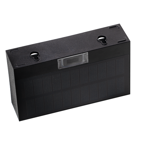 Solar LED Wandleuchte Up/Down, PIR-Sensor, IP65, warmweiß (3000 K), mit Akku