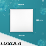 LED BackLit Panel, 62x62 cm, inkl Aufbaurahmen, 36W, 3600lm, 4000K, ECO Line.