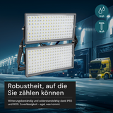 Stadion Fluter, 500 W, 4000 K (neutralweiß), 67500 lm, IP65, hohe Energieeffizienz, Großflächenstrahler