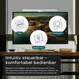 Monitor Lampe in Weiß, Touch Control, 50 cm, 5 W Leistung, Lichtfarbe und Helligkeit einstellbar, Bildschirmlampe