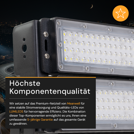 LED Stadion Fluter, 800 W, 104000 lm, 5000 K, IP66