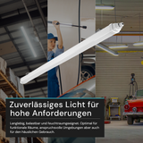 LED Feuchtraumleuchte, 60 cm, 18 W, 2160 lm, 4000 K (neutralweiß), IP65, IK06, durchschleifbar, mit Quick Connector.