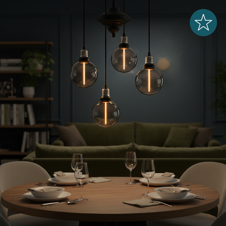 LED-Leuchtmittel, 2 W, 40 lm, 1800 K, E27, stufenlos dimmbar