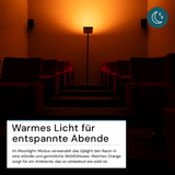 2er Pack LED Büro-Stehleuchte, Up/Down, weiß, 100 W, 7000 lm, 4000 K (neutralweiß), UGR<16, CRI98, dimmbar, RG0, Bridgelux LED, Arbeitsplatzleuchte