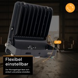 LED-Fluter PRO, 150 W, 4000 K (neutralweiß), 19500 lm, IP65, Lifud, LUMILEDS