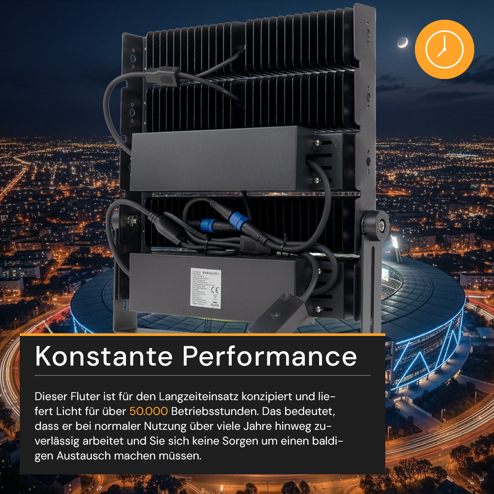 LED Stadion Fluter, 500 W, 65000 lm, 5000 K, IP66
