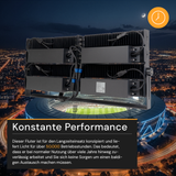LED Stadion Fluter, 800 W, 104000 lm, 5000 K, IP66