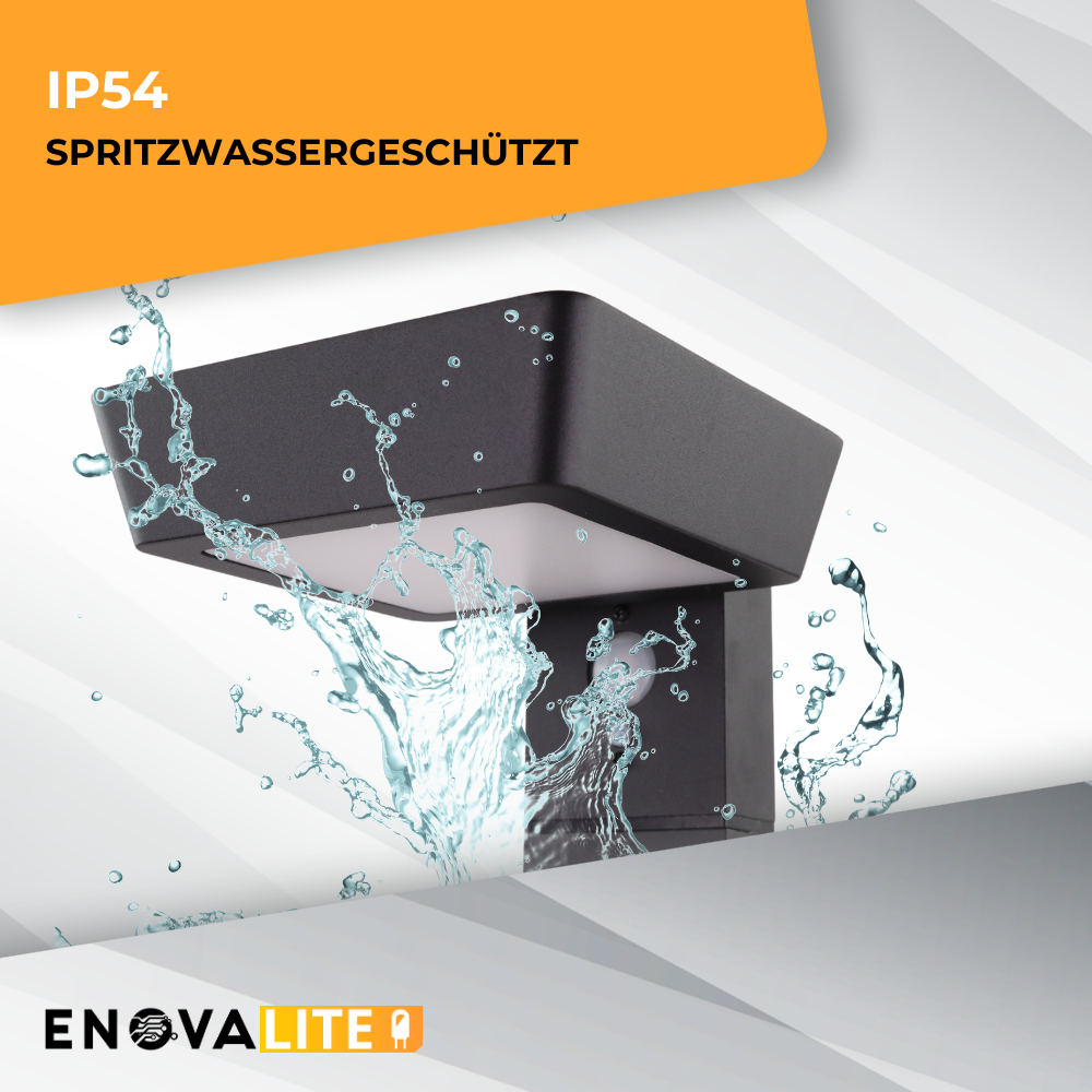 4er-Pack Solar Wegeleuchte mit PIR Sensor, eckig, 3000 K (warmweiß), 12 Stunden Leuchtzeit, 3 Lichtmodi, IP54-Wasserdicht, aus hochwertigem Aluminium.