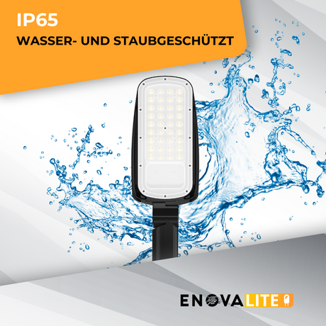 LED-Straßenleuchte, 100 W, 14000 lm, 5000 K (neutralweiß), IP65,.