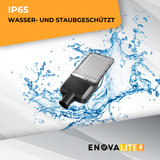 Solar-Straßenleuchte PRO, Parkplatzleuchte, 30W PV, 4300lm, 6500K, IP65.