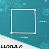 LED Leuchtrahmen, 62x62 cm, 40 W, 4000 lm, 4000 K, steckbar.
