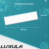 LED Backlit Panel UGR<19, 120x30 cm, 40W, 4400lm, 4000K.