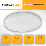 LED Aufbauleuchte, 30W, 3225 lm, 4000K, ø330x50mm, IP54.