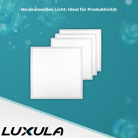 LED BackLit Panel, 62x62 cm, inkl Aufbaurahmen, 36W, 3600lm, 4000K, ECO Line.