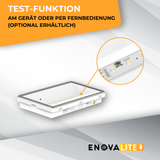 LED-Fluchtwegleuchte, Notleuchte mit Akku 3h, TEST-Funktion, Dauerbetrieb o. Notbetrieb, Ein- und Aufbaumontage, IP65.