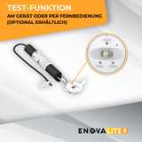 LED-Notstrom Downlight, Fluchtwegleuchte mit Notstromeinheit, Einbauspot, TEST-Funktion.