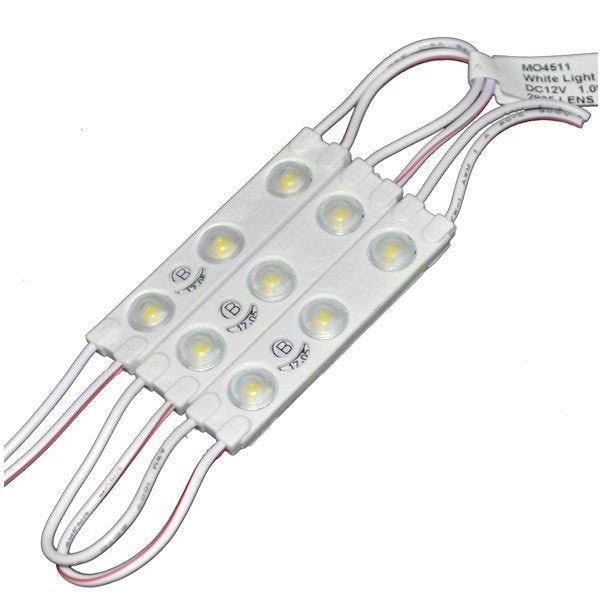20er-Pack LED-SMD 3 Modul, 2835, 0,72 W, 80 lm,  IP65, 3000 K.