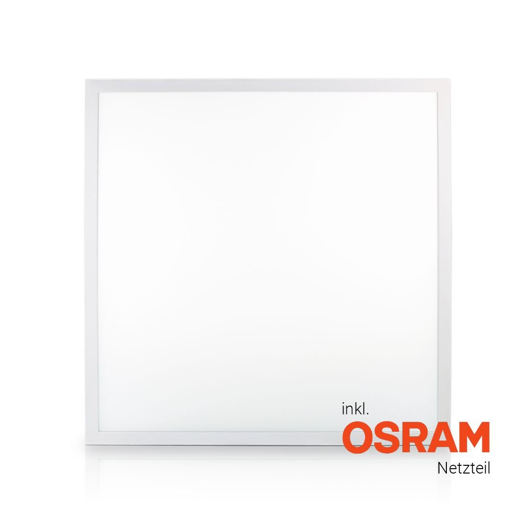 4er Pack LED Panel, 60x60 cm, 36 W, 4320 lm, 4000 K, UGR<19, OSRAM-Driver,.