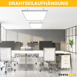 4er Pack LED Panel, 62x62 cm, 36 W, 3600 lm, 6000 K, UGR<19, Philips Driver.