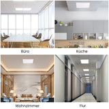 4er Pack LED Panel, 62x62 cm, 36 W, 3600 lm, 6000 K, UGR<19, Philips Driver.