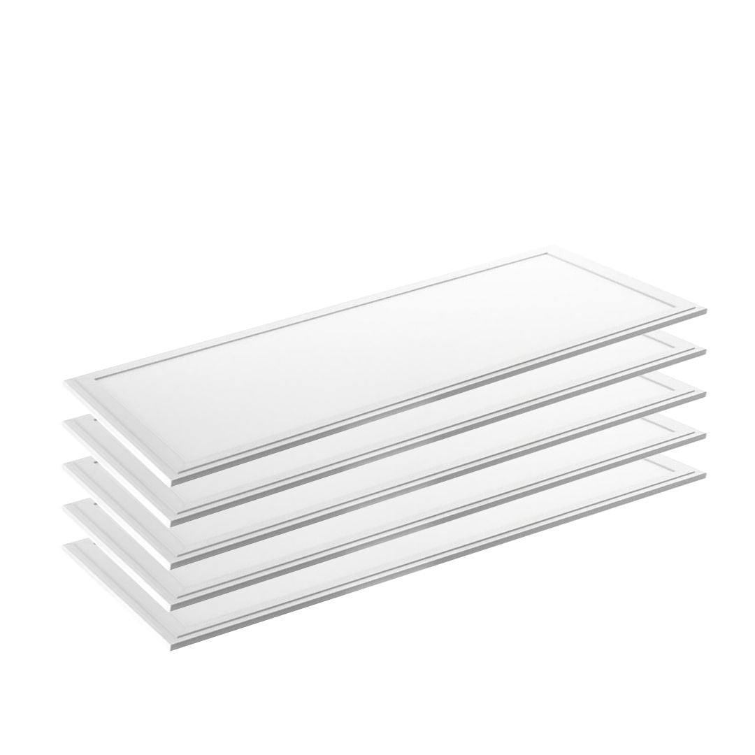 5er Pack LED Panel, 120x30 cm, 36 W, 3600 lm, 3000 K, Philips Driver.