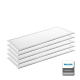 5er Pack LED Panel, 120x30 cm, 36 W, 3600 lm, 4000 K, Philips Driver.