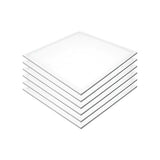 6er-Pack LED-Panel 60x60 cm, CRI95, 45 W, 6000 K, 3600 lm, flimmerfrei.