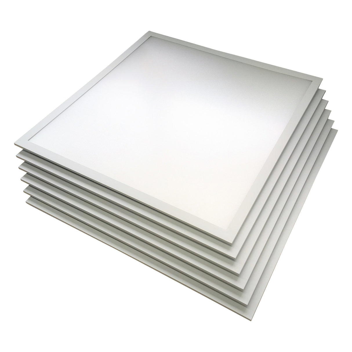 6er-Pack LED-Panel, 62x62 cm, 36 W, 3600 lm, 4500 K.