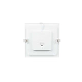 6er Set LED CCT Downlight, 18W, 1880 lm, 220x32mm, 3000-4000-6000K einstellbar, mit Diffusor, eckig.