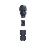 Anschlussdose für externe Verkabelung, IP68-wasserdicht, 3x 0,5-1,5mm², 250V/16A.