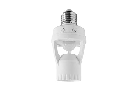 Bewegungsmelder für E27 Leuchtmittel, CR-6, weiß.