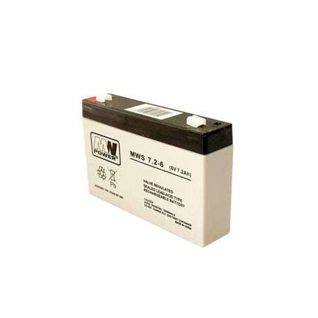 Blei-Vlies-Akku, 6 V, 7,2 Ah.