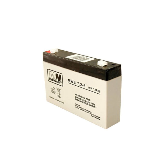 Blei-Vlies-Akku, 6 V, 7,2 Ah.