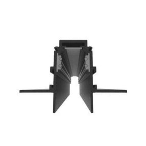 Deckeneinbau-Lichtsystem, innen, 1 m, schwarz, R20B, magnetisch.