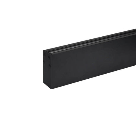 Endkappe für LED-Aufbau-Schienensystem, 1-Phasen, schwarz.