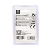 Gabel-Kabelschuhe, isoliert, 15 Stk., 5,5 - 6 mm², 25,5 x 9,8 x 6,7 mm, gelb.