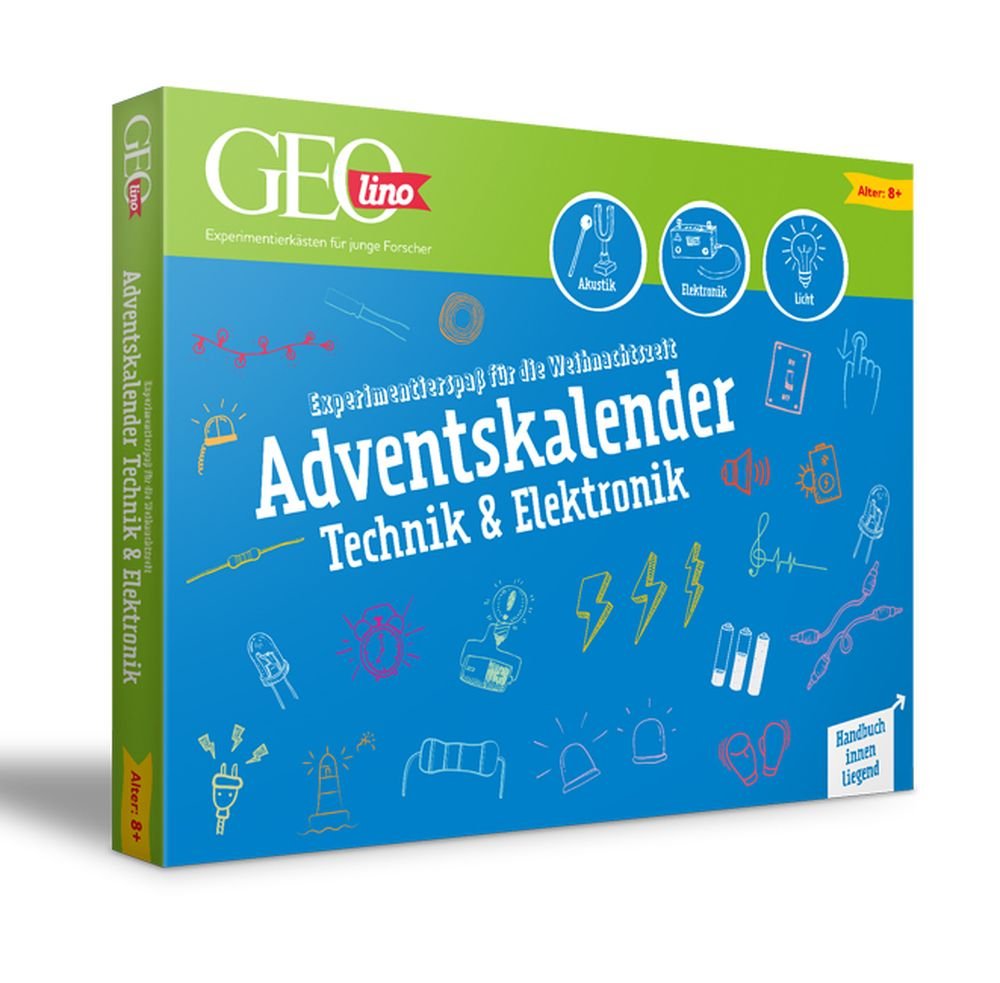 GEOlino Adventskalender Technik & Elektronik.