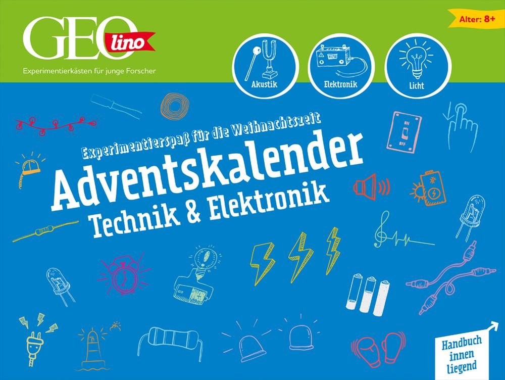 GEOlino Adventskalender Technik & Elektronik.