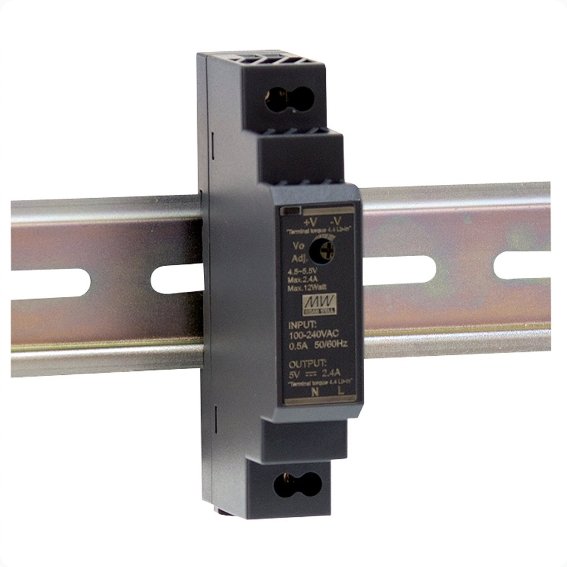 HDR-15 Serie, DIN-Hutschienennetzteil, 15 W, Single-Out, MeanWell, 15 V.