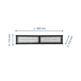 HighBay, linear, 100 W, 10000 lm, Hallenleuchte, IP44, 6000 K.
