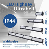 HighBay, linear, 200 W, 20000 lm, Hallenleuchte, IP44, 6000 K.