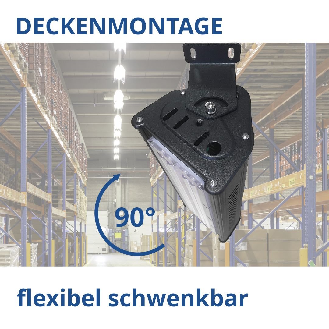 HighBay, linear, 200 W, 24000 lm, Hallenleuchte, IP65, 5000 K.